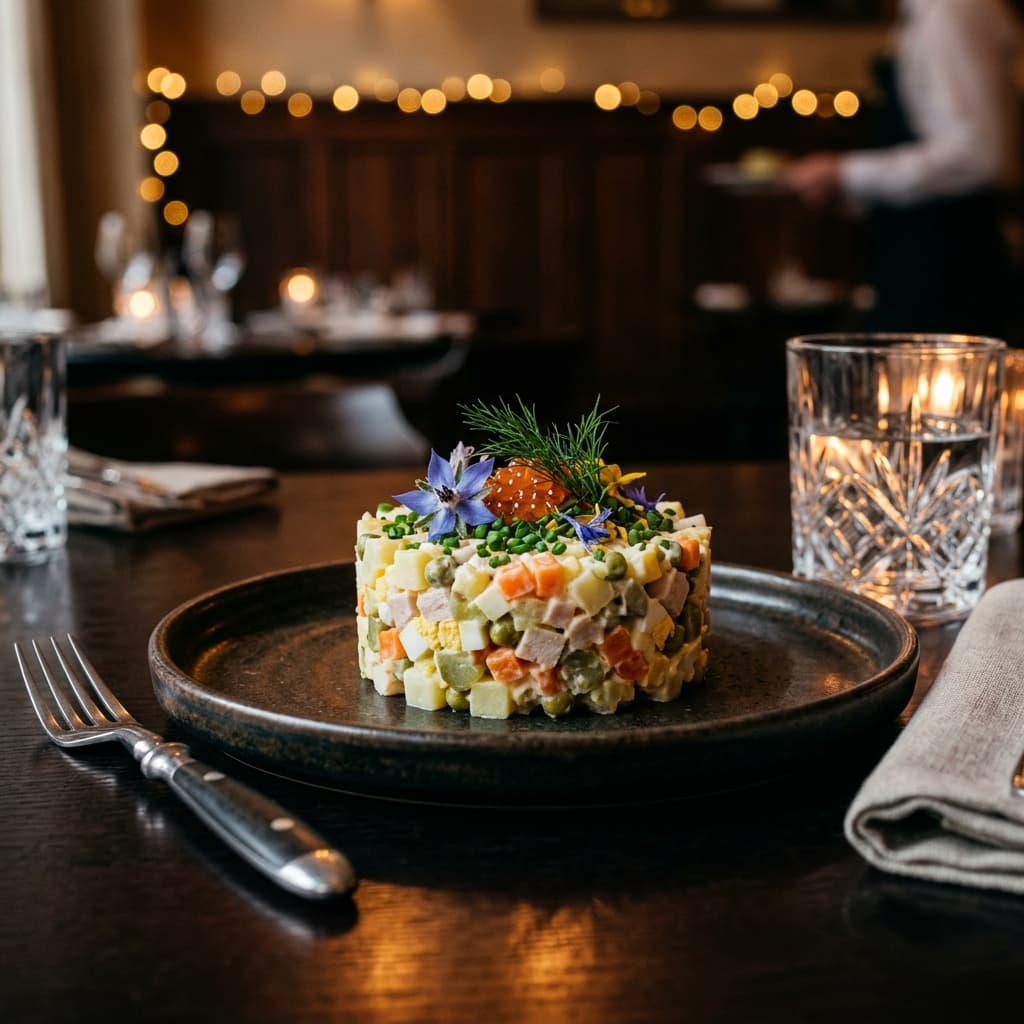 Traditional Olivier Salad