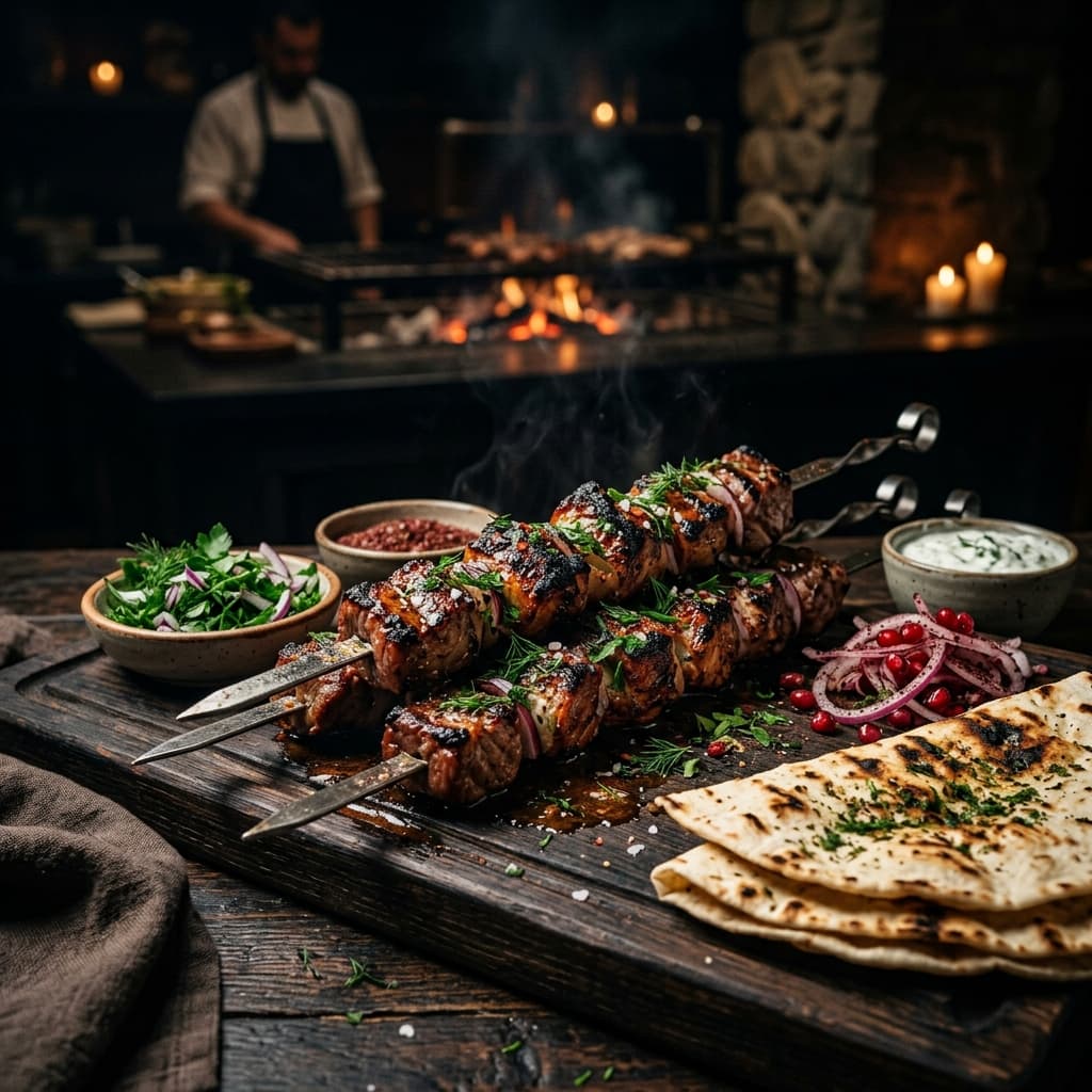 Pork Shashlik Skewers