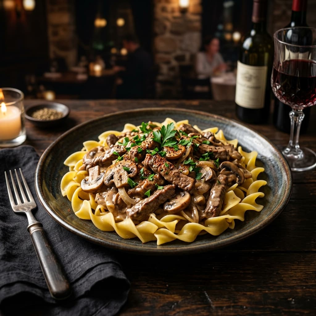 Classic Beef Stroganoff